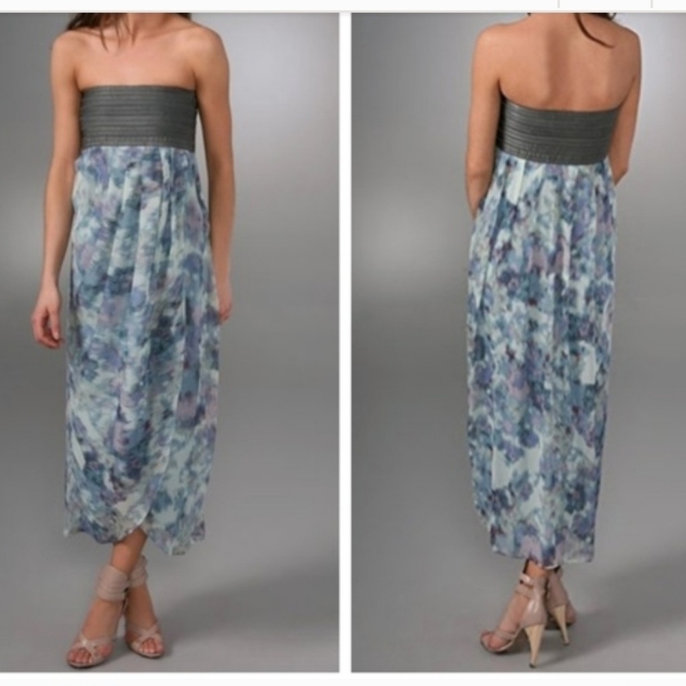 Elizabeth and James Strapless Silk Dress For The Upcoming Season